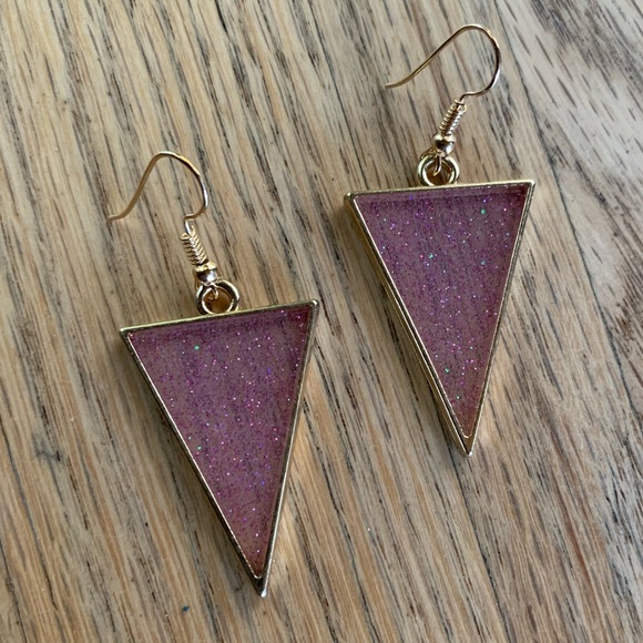 Hand Crafted Jewelry - Handcrafted metal and resin earrings